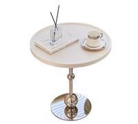 GEK208130 Moderno Tavolino rotondo piccolo for soggiorno, tavolino minimalista, tavolino laterale, tavolino creativo, perfetto for piccoli spazi Decorativo