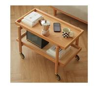 GEK208130 Moderno Wood Side Several, Sofa Side Cabinet Small Coffee Table, Movable Small Table, Bedside Trolley Living Room Corner Several Decorativo