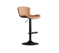 GEK208130 Multiuso (60-80 cm) Sgabello da bar semplice for ascensore di moda Sgabello alto for uso domestico moderno Sedia girevole in ferro con schienale di lusso leggero Moderni(Bruin)