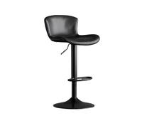 GEK208130 Multiuso (60-80 cm) Sgabello da bar semplice for ascensore di moda Sgabello alto for uso domestico moderno Sedia girevole in ferro con schienale di lusso leggero Moderni(Nero)