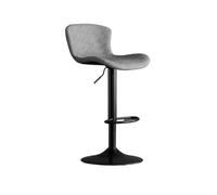 GEK208130 Multiuso (60-80 cm) Sgabello da bar semplice for ascensore di moda Sgabello alto for uso domestico moderno Sedia girevole in ferro con schienale di lusso leggero Moderni(Grijs)