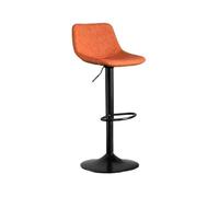 GEK208130 Multiuso Home Sala da pranzo Bar Isola Bancone Sedie Sgabelli da bar semplici Sgabelli alti girevoli e sollevabili Sedie da bar Moderni(Orange)