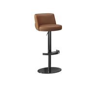 GEK208130 Multiuso Il seggiolone for uso domestico moderno e semplice in acciaio inossidabile può essere sollevato (56-82 cm) sedia da bar girevole Moderni(Bruin)
