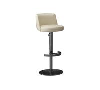 GEK208130 Multiuso Il seggiolone for uso domestico moderno e semplice in acciaio inossidabile può essere sollevato (56-82 cm) sedia da bar girevole Moderni(Bianco)