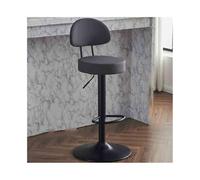 GEK208130 Multiuso Moda Casa Sgabello Alto Sollevatore Cassiere Sedia Alta Sgabello Girevole Sgabello da Bar Frontale Sgabello Rotondo Commerciale Sedia Girevole Moderni(Grijs)