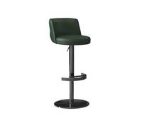 GEK208130 Multiuso Moderno semplice seggiolone in acciaio inossidabile for uso domestico, può essere sollevato e girevole, sgabelli da bar, bancone da bar, sgabelli da bar Moderni(Green)