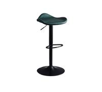 GEK208130 Multiuso Sedia da bar alla moda Il seggiolone in ferro può sollevare e girare Sgabello alto di lusso leggero Sgabelli da bar moderni con schienale semplice Moderni(Green)