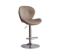 GEK208130 Multiuso Sedia da bar con schienale alto, moderna, semplice, for uso domestico, sgabelli da bar scandinavi, sgabelli da bar anteriori Moderni(Bruin)