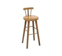 GEK208130 Multiuso Sedia da bar in legno for casa, ristorante, bar, balcone, seggiolone con schienale Moderni