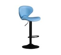 GEK208130 Multiuso Sedia da bar semplice 60-80 cm schienale sollevabile sgabello alto uso domestico sgabello da bar portante sedia da bar Moderni(Blue)