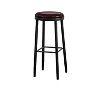 GEK208130 Multiuso Sedia da pranzo con tavolo da isola for ristorante, caffetteria, sgabello alto rotondo da 27,95 pollici Moderni(Bruin)