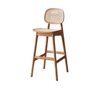 GEK208130 Multiuso Sedie da bar in legno massello Vine Stick, sedie for la casa, sgabelli da bar, sedie con gambe alte Moderni