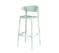 GEK208130 Multiuso Sgabelli da bar for uso domestico Sgabelli alti impilabili for caffè e ristoranti Sgabelli alti Sgabelli da bar moderni e semplici Sgabelli alti Moderni(Green)