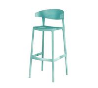 GEK208130 Multiuso Sgabelli da bar for uso domestico Sgabelli alti impilabili for caffè e ristoranti Sgabelli alti Sgabelli da bar moderni e semplici Sgabelli alti Moderni(Blue)