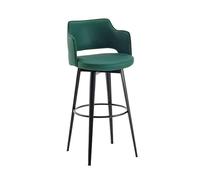 GEK208130 Multiuso Sgabelli da bar Sgabelli alti Sgabelli da bar girevoli for la casa Sgabelli da bar nell'isola Sedie da bancone Sgabelli da bar semplici Sedie con schienale Moderni(Green)