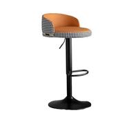 GEK208130 Multiuso Sgabello alto con schienale girevole, sgabello da bar di lusso leggero for la casa, sgabello da bar frontale, sedia da pranzo Moderni