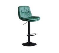 GEK208130 Multiuso Sgabello da bar con sollevamento 60-80 cm Sgabello da bar moderno e semplice Sgabello da scrivania Schienale Sedia Luce Lusso Sgabello alto Sedia for la casa Moderni(Green)