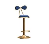 GEK208130 Multiuso Sgabello da bar girevole con sollevamento, sedia da pranzo for isola, sedia da scrivania moderna e semplice, sgabelli alti Moderni(Blue)