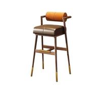 GEK208130 Multiuso Sgabello da bar in legno di lusso leggero Sgabelli alti da bar Sgabelli da bar anteriori Sgabelli da bar semplici retrò Sedie alte scandinave Moderni