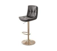 GEK208130 Multiuso Sgabello da bar Sedia da cassiere Sgabello alto Sgabello da bar Sgabello da ascensore for uso domestico Sedia con schienale Seggiolone commerciale Moderni(Dark gray)