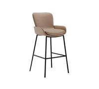 GEK208130 Multiuso Sgabello da bar semplice Home Island 75 cm alto sgabello leggero lusso moderno bancone da bar sedia alta Moderni(Beige)