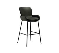 GEK208130 Multiuso Sgabello da bar semplice Home Island 75 cm alto sgabello leggero lusso moderno bancone da bar sedia alta Moderni(Nero)