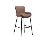 GEK208130 Multiuso Sgabello da bar semplice Home Island 75 cm alto sgabello leggero lusso moderno bancone da bar sedia alta Moderni(Bruin)