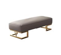 GEK208130 Panche punta letto Moda leggera Mobili di lusso Ingresso Panca for scarpe Spogliatoio Cambio Sgabello Poggiapiedi Camera da letto Comodino Divano Panca Decorativo(Grijs,120 * 45 * 42cm)