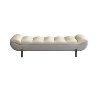 GEK208130 Panche punta letto Panca da comodino leggera di lusso for la casa, panca da comodino for camera da letto principale di alta gamma, panca da divano lunga Decorativo(Light Gray)