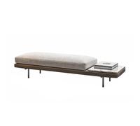 GEK208130 Panche punta letto Panca lunga in tessuto, semplice e leggera, for camera da letto, in marmo, for letto, moderno, for soggiorno, for scarpe Decorativo(Grande)