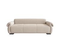 GEK208130 Panche punta letto Sgabello da comodino in stile crema for camera da letto, guardaroba, fasciatoio, divano da soggiorno, panca for soggiorno Decorativo(Off-white,Grande)