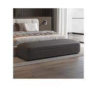 GEK208130 Panche punta letto Sgabello da comodino leggero e lussuoso, semplice e moderno, for camera da letto, comodino in pelle, divano, guardaroba, panca lunga Decorativo(Dark Gray)