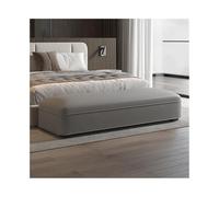 GEK208130 Panche punta letto Sgabello da comodino leggero e lussuoso, semplice e moderno, for camera da letto, comodino in pelle, divano, guardaroba, panca lunga Decorativo(Light Gray)