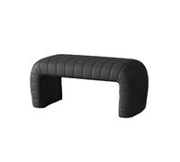 GEK208130 Panche punta letto Sgabello for cambiare le scarpe da fine letto for l'ingresso Sgabello for cambiare le scarpe molto stretto for il guardaroba Sgabello for divano Decorativo(Nero,Grande)