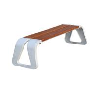GEK208130 Panchina da esterno Sedia da parco marrone scuro, panca da esterno con doppio schienale, panca for il tempo libero all'aperto Panca da giardino(Grande)