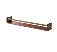 GEK208130 Scaffale Libreria a parete in legno color noce, mensole for riviste for camera da letto, for espositore da cucina for soggiorno Libreria(L70xW11xH8.5 cm)