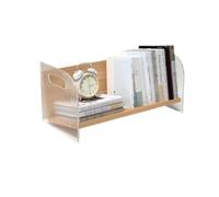 GEK208130 Scaffale Piccola libreria for divano originale color legno, espositore da tavolo in legno, organizer for articoli for la casa e l'ufficio Libreria(L30xW20xH18 cm)