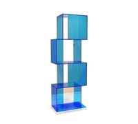 GEK208130 Scaffale Ripiano espositivo multistrato in acrilico, ripiano for borsa for scarpe, ripiano espositivo, ripiano for finestra Libreria(Blue)