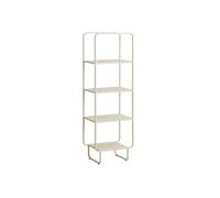 GEK208130 Scaffale Scaffale for libri in ferro integrato scaffale portaoggetti dal pavimento al soffitto piccola libreria angolare supporto da parete stretto ripiano angolare Libreria(Bianco)