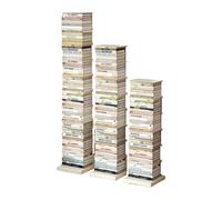 GEK208130 Scaffale Scaffale for libri invisibile, scaffale da pavimento, libreria verticale semplice in ferro ad angolo, scaffale for libri for la casa contro il muro Libreria(1750mm)