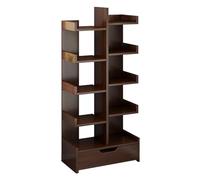 GEK208130 Scaffale Scaffale for libri semplice a parete, scaffale multistrato dal pavimento al soffitto, piccola libreria, scaffale for la casa, mobile da soggiorno Libreria