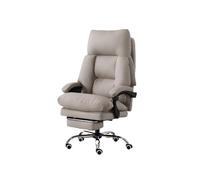 GEK208130 Sedia da scrivania ergonomica da ufficio con zampe di gatto, in pelle, comfort per il chef, uso domestico, sedia girevole per seduta lunga