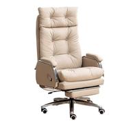 GEK208130 Sedia Ufficio Poltrona da ufficio reclinabile Premium Comfort in pelle for casa e ufficio Sedia da Scrivania