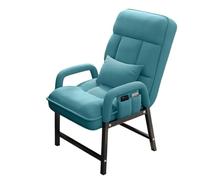 GEK208130 Sedia Ufficio Sedia da ufficio ergonomica in tessuto for reception, riunioni, conferenze e sala d'attesa, sedia da scrivania for ufficio laterale Sedia da Scrivania(Blue)