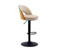 GEK208130 Sedie reclinabili multiuso per la casa, sedie da banco e sedie da banco, leggere, lussuose, sgabelli da bar, sedie da pranzo, sedie alte moderne (arancione)