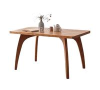 GEK208130 Semplice Rectangular Wooden Dining Table Oak Kitchen Desk Modern Simple Style Writing Work Desk Scrivere(XL)
