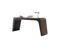 GEK208130 Semplice Rock Plate Desk Minimalista Designer Casa Soggiorno Studio Scrivania in legno massello Scrivania da ufficio Advanced Sense of Light Tavolo for PC di lusso Scrivere(160 * 60 * 75CM)