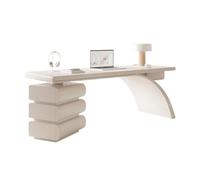 GEK208130 Semplice Scrivania in legno massello, piccola, moderna, semplice, di lusso, for la casa, francese, leggera, color crema Scrivere(180x70x75cm)