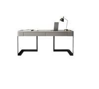 GEK208130 Semplice Scrivania minimalista in pietra lucida moderna, leggera, di lusso, for studio, casa, piccolo tavolo da scrivania for PC, scrivania da ufficio Scrivere(140 * 60 * 75CM)