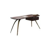 GEK208130 Semplice Scrivania moderna minimalista in legno massello di lusso, piccola scrivania for ufficio domestico, design creativo, tavolo for PC Scrivere(160x60x75cm)